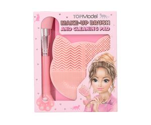 Depesche Topmodel Beauty And Me Kitty Style Brush And Cleaning Pad