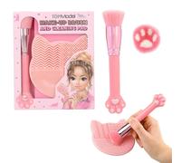 Depesche TopModel Beauty & Me Kitty Brush & Cleaning Pad - 0413253
