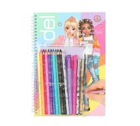 Depesche Topmodel Colouring Activity Book With Pens Depesche Multicolor