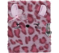 Depesche TOPModel Cosy Cat Pink Diary with Heart Lock & Keys
