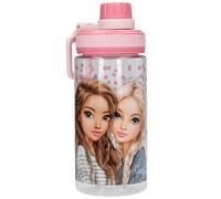 Depesche TOPModel Dots 14017 Transparent Candy Colour Unicorn Water Bottle with Lid and Handle, Capacity: Approx. 500 ml