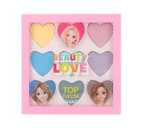 Depesche 12813 TOPModel Beauty and Me Eyeshadow Palette with 9 Cool Colours in Pink Box with Model Motif