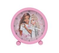 Depesche 13546 TOPModel My BFF-Pink Children's Alarm Model Motif, Silent Clock with Light Function, Battery Included, 0, STK