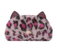 Depesche TOPModel Rebel Kitty 13018 Pencil Case Plush Fur in Purple with Leo Loo