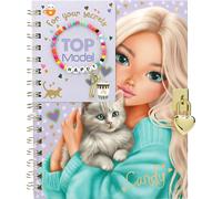 Depesche TOPModel Secret Diary with Heart Lock, Bracelet & Stickers