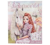 Depesche TOPModel Viva Violet 13443 Sticker Book with 20 Magical Background Pages with Models and Horses, Includes 3 Double-Sided Accessory Stickers