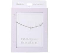 Depesche Women's Necklace with Heart Pendant, Silver or Gold, 42-47 cm, Adjustable, Various Variants with Symbols, Letters or Zodiac Signs, Filigran, Stainless Steel, Not