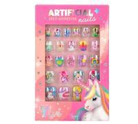 Depesche Ylvi 13656 Self-Adhesive False Nails in Colourful Designs 24 False Nails in Various Sizes