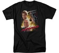 depi Men's Airwolf Airwolf T Shirt Mens TV Show Merchandise Black M