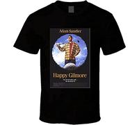 depi Men's Happy Gilmore Cool 90's Comedy Vintage Movie Poster Fan T Shirt Black XXL