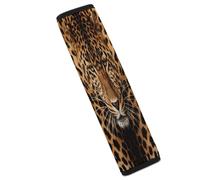 Depict A Leopard Car Seat Belt Cover Soft Comfortable Shoulder Seatbelt Pads Cover Seat Belt Pad for Suitable for Car Interior Accessorie