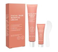 Depilatory Cream for Face 50ml Smoothing Gentle Long-Lasting | Sensitive Hair Removal Cream Kit for Lip Ch yebrow Ladies Girls Home Salon Daily Summer Travel