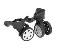Depisuta 1 Pair Luggage Suitcase Wheels, 2.36inch Luggage Wheels Replacement, ABS Silent Shock Absorbing Suitcase Caster for Most Travel Suitcases, Smooth
