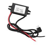 Depisuta 12V to 5V Not Down Micro USB Consumption Tension Converter At Low Power for the Stereo Electric Fan Engine, Organic Silicone Sealing Technology