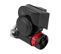 Depisuta 139DB Loud Electronic Snail Fit for Ultra Compact Dual Air Horn for Motorcycle Yacht Boat, Fixing Bracket, Durable Pig Iron Material, Fits SUV Bike Sea Vessels