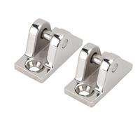 Depisuta 2 Pcs Bimini Top Deck Hinge, 2.05 X 0.98inch Flat Mount Boating Equipment, Stainless Steel Boat Bimini Top Fitting Hardware for Fishing Boat Yacht