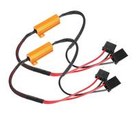 Depisuta 2pcs Because LED LED Decode with Load Resistor, No Flash Error for the Pirthil H7, Pligne Them Pligne and Play for Vehicles