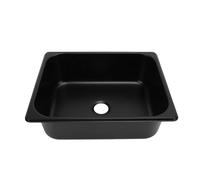 Depisuta 304 Stainless Steel RV Sink, Square Single Bowl Drop in Sink with 40mm Outlet for Boat Caravan Campervan Yacht