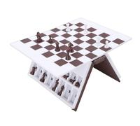 Depisuta 3D Printed Chess Book, Playbook Board Game Magnetic Chess Set, Foldable Compact Chesses Game Decorative Gift Home Decoration, Books Design Board Games for Family Party