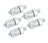 Depisuta 5Pcs Hydraulic Testing Adapter Thread Test Coupling Connectors for Pressure Measurement (M10*1)