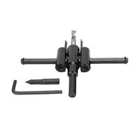 Depisuta Adjustable Circle Hole Cutter, Alloy Steel Drill Bit Saw with Flexible Round Wood Cutting Vane/Wing for Wood Plaster Plastic Plywood (30-120mm)