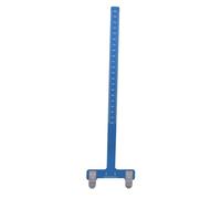 Depisuta Archery Bow Square, T Shape Bow Square Ruler, Stainless Steel Bowstring Measurement Tool Adjustment Ruler for Compound Recurve Archery with Dual Scale Design for (Blue)