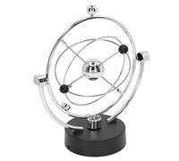 Depisuta Battery Operated Solar System Planet Electronic Perpetual Motion Swing Balance Balls Office Desk Ornament Home Decoration Toy, Science Physics Gadget Toy