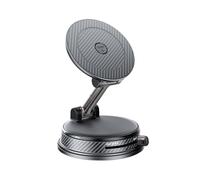 Depisuta Car Mount, 360 Adjustable Magnetic Phone Holder Vacuum Suction Car Phone Holder with Air Freshener, Twist Lock Windshield Mount for Phones, Dashboard Home Gym Use (Black)