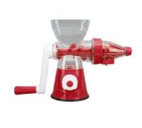 Depisuta Citrus Juicer, Manual Juicer with Squeeze Fruits Squeezing Tool for Lemon Orange Lime Squeezer Kitchen Gadget Orange (Red)