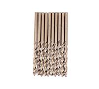 Depisuta Cobalt Drilling Bit in Stainless Steel M35 Drilling Force of Torsion Exercises for HSS-Co Exercises in Stainless Steel, 10 Pieces Placed for Metal Work (1mm)