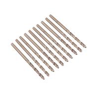 Depisuta Cobalt Drilling Bit in Stainless Steel M35 Drilling Force of Torsion Exercises for HSS-Co Exercises in Stainless Steel, 10 Pieces Placed for Metal Work (4mm)