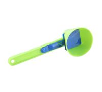 Depisuta Coffee Scoop Funnel, Reusable Measuring Scoop with Sliding Spoon for Protein Powder and Ground Coffee