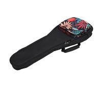 Depisuta Colorful Ukulele Case Bag, 10mm Thick Sponge Padding Ukulele Bag, 12/23/27 Inch Dual Straps Ukele Case with Extra Large Pocket, Concert Adjustable Straps (23 Inch)