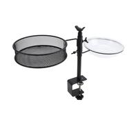 Depisuta Deck Bird Feeders, Metal Bird Feeders with Metal Mesh Seed Tray for Attracting Backyard Wild