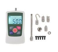 Depisuta Digital Force Meter, 100N Push Pull Gauges with Backlit Screen for Teaching, Auto Power Off Storage Box/Cover Multiple Units N LB Kg Oz Gravitational Acceleration Setting Minimum