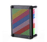 Depisuta Durable 3D Pin Art Board for Kids and Adults, Creates Amazing Sculptures, Stimulates Imagination and Focus, Great for Home or Office Decor (Black background trumpet)