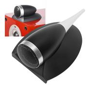 Depisuta External Tweeter, 6 Ohm 20W Aluminum Alloy High Pitch Speaker with External Mount for DIY Home HIFI Speaker Passive Floor Bookshelf Upgrade