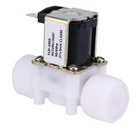 Depisuta G3/4 NC Plastic Electric Solenoid Valve Control Water Inlet Valve Short-Term Quota System DC24V/AC220-240V Easy Installation for Commercial Use (AC220-240V)