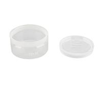 Depisuta Glass Watch Oil Washing Jar, Watchmaker Repair Tools, with Storage Container for Watch Movement Cleaning Accessories (80mm)