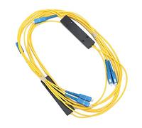Depisuta High Fiber Optical Fiber Optical Splitter with a Wide Temperature Range for CATV, 2 Pcs 1x2 Splitter for the Sensor
