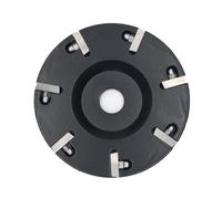 Depisuta Hoof Trimming Disc, Hard Alloy Professional Electric Hoof Repair Tool Livestock Trimming Cutter with 8 Blades for Horses, Goats, Cows, Woodcarving, Table, Woodworking