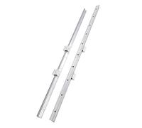 Depisuta Linear Slide Rail Tree 12 Mm High Steel Rail in Aluminum Aluminum Bearing Block Handle for CNC Mills Lathes 2pcs SBR12-1000mm 4pcs SBR12UU, Industrial Quality Standard for Lovers