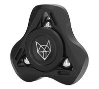 Depisuta Metal Fidget Slider, Rotation Metal Fidget Toys, Stress Relief Rotation Sensory Toy, Hand, EDC Adult for Stress and Anxiety Relief Autism Sensory (Black)