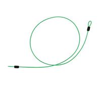 Depisuta Mini Steel Locking of The Wire Cable, Exquisite Appearance of Cable Safety Safety, Secondary for U-Locks, Outdoor Lovers (Green)