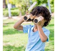 Depisuta Opera Binocular Theater Telescope 3X25 Power Clear Viewing for Women Girls Children Plastic 11 * 6.3 * 3cm (White)