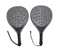 Depisuta Padel Racket with High Density Pro EVA Core | ABS Frame 46.5x26x3.9cm Size Outdoor Sports Use Includes 3 Tennis Balls Ergonomic Grip for Casual Play