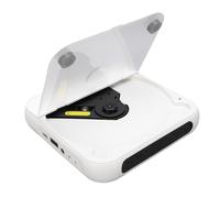 Depisuta Portable CD Player, Small Desktop Wireless Bluetooth Car CD Music Player with Headphone USB 3.5mm AUX Port FM Radio Rechargeable 2000mAh Plug and Play for Kids Adults