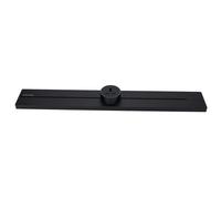 Depisuta Power Outlet Strip 23.62 Inch 32A 8000W Aluminum Alloy Wall Mount Power Socket Track with 3 Movable Outlets for Kitchen Living Room (3 Universal Outlets)