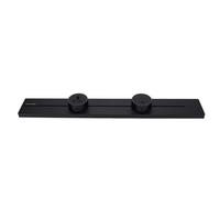 Depisuta Power Outlet Strip 23.62 Inch 32A 8000W Aluminum Alloy Wall Mount Power Socket Track with 3 Movable Outlets for Kitchen Living Room (2 Universal Outlets 1 USB and Type C 3A Fast)
