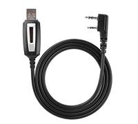 Depisuta Precise Programming Cable Super Stable Efficiently Program GT-3 UV-82 Radio for 10/7/8/XP, Durable Fit for Ham Two-way Radio, USB Data Cable for Kenwood RIBLESS Design